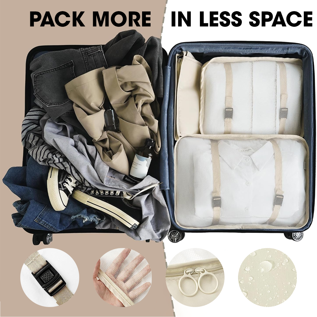 Organize in Style: Unveiling the Magic of ZUMADAN's 7-Piece Packing Cube Set