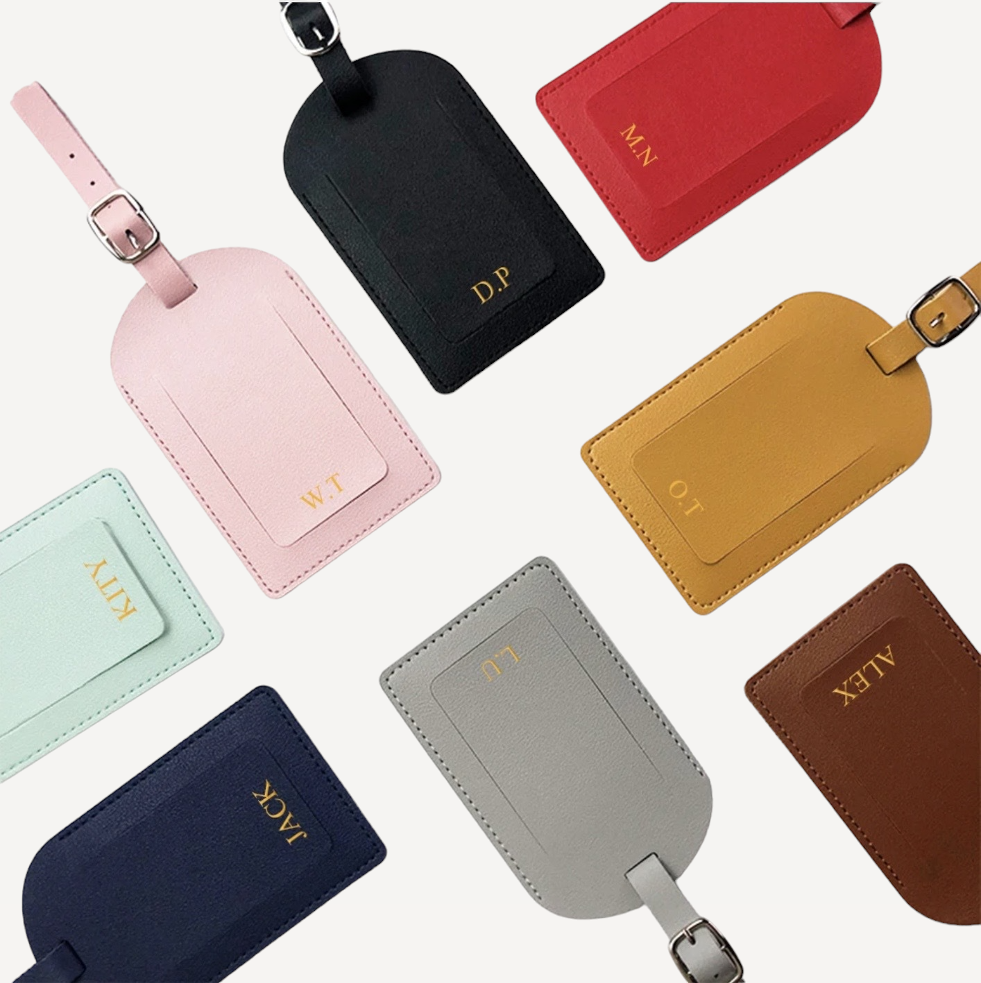 Travel in Style: The Personalized Initials Luggage Tag by Zumadan