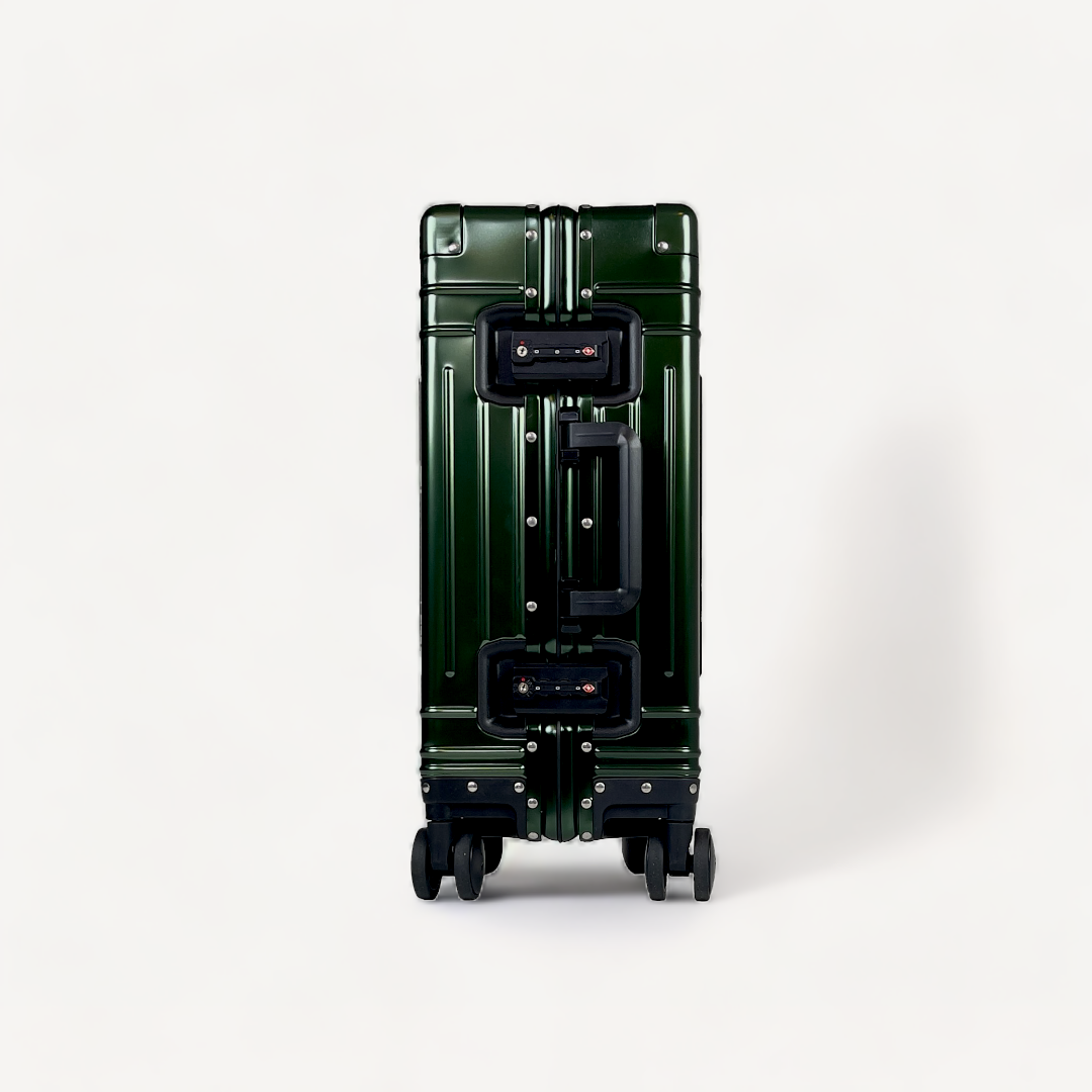 Premium Aluminum Luggage, luxury aluminum luggage, Best Hand Luggage | The Carry On Green Luggage | Zumadan
