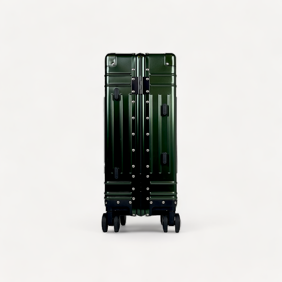 Premium Aluminum Luggage, luxury aluminum luggage, Best Hand Luggage | The Carry On Green Luggage | Zumadan