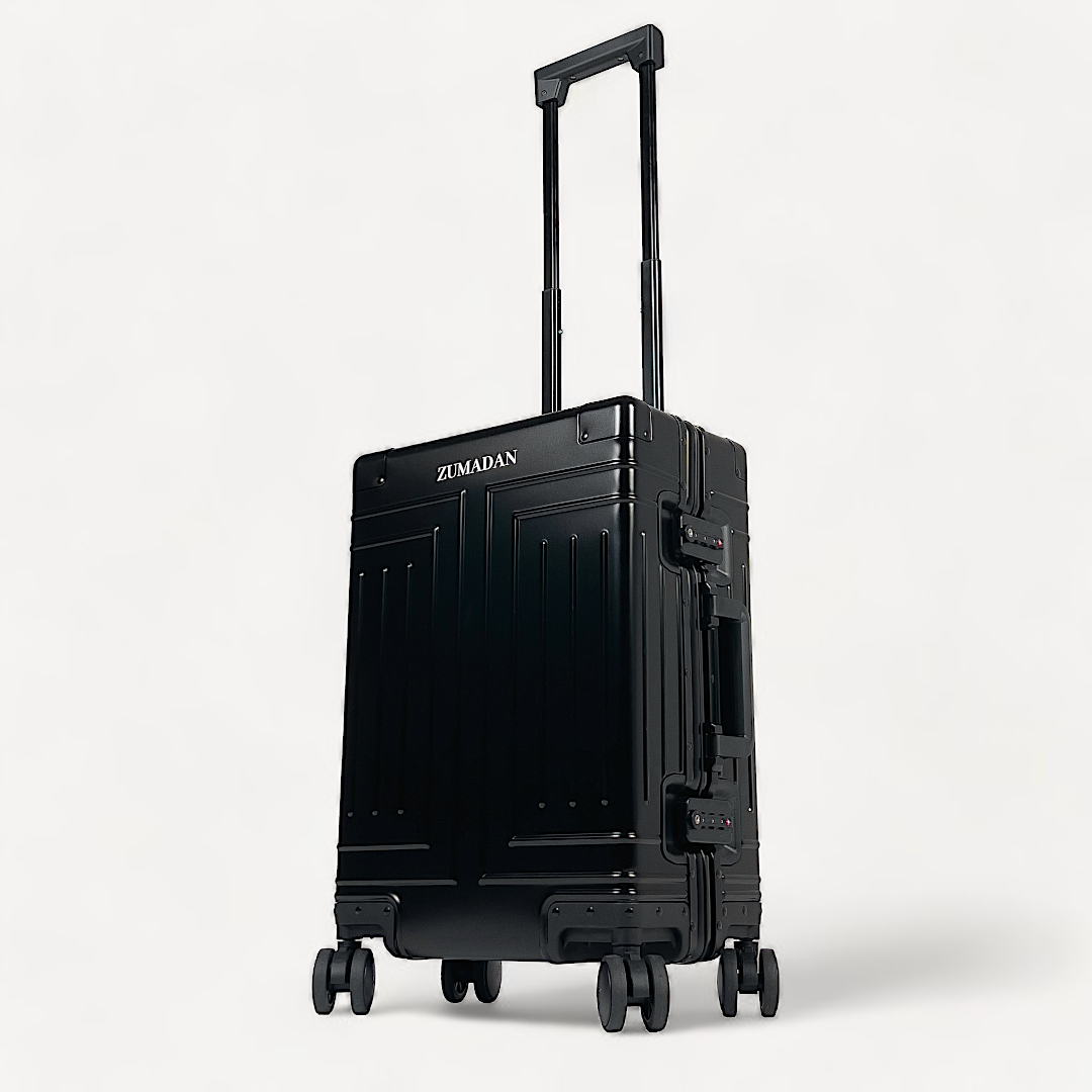 Premium Aluminum Luggage, luxury aluminum luggage, Best Carry On Suitcase | Carry On Black Luggage | Zumadan